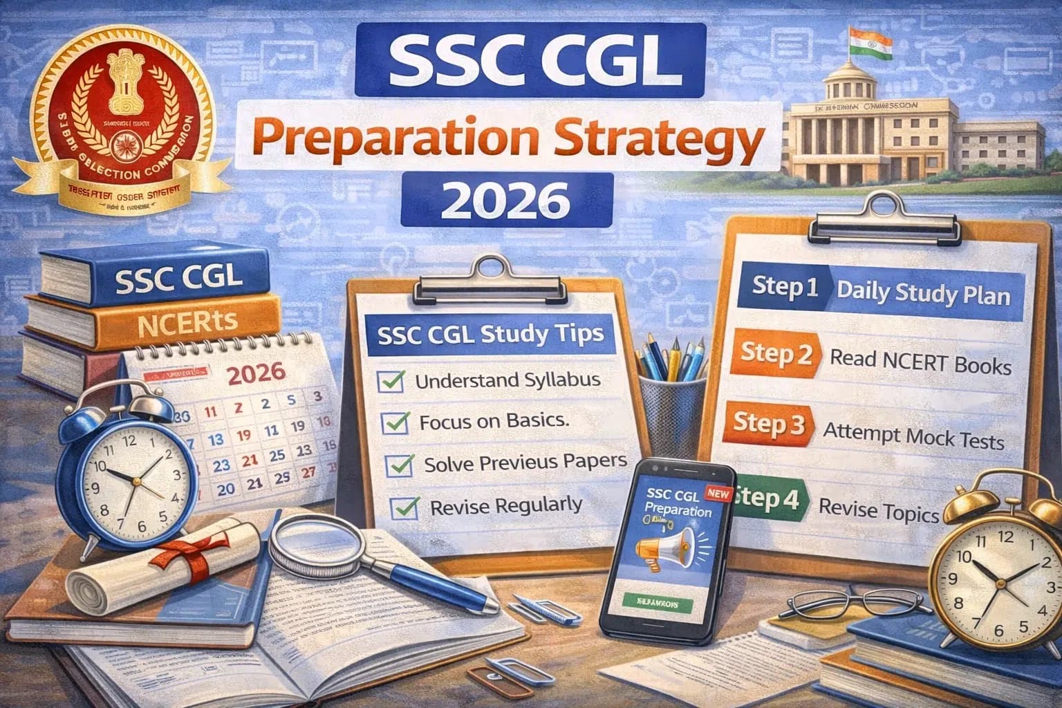 9 Smart Moves to Prepare for SSC CGL 2026 Without Wasting a Year