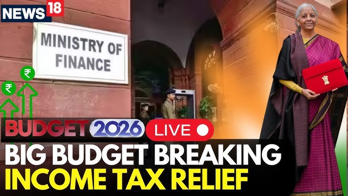 Nirmala Sitharaman Announces Income Tax Relief in Budget 2026 LIVE | Tax Cuts and Policy Updates
