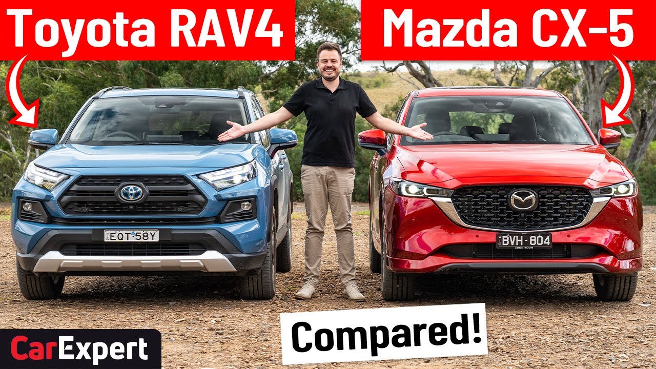2022 RAV4 hybrid v CX-5 turbo (inc. 0-100) comparison. Can Toyota trump the  Mazda?