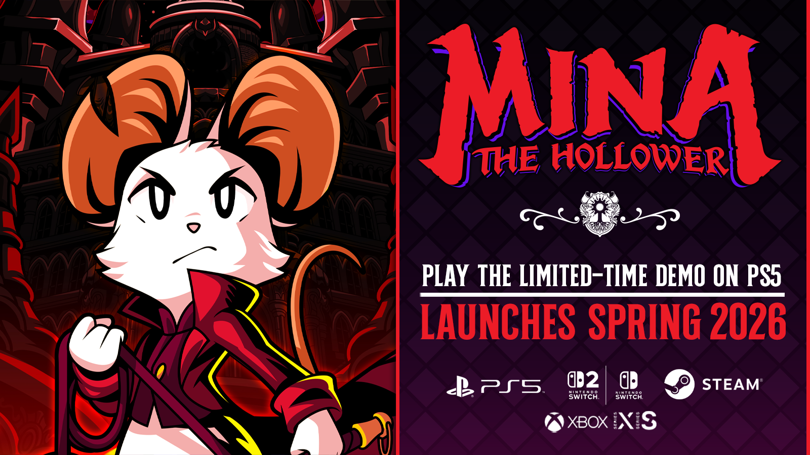 Mina the Hollower Launches in Spring 2026 - Yacht Club Games