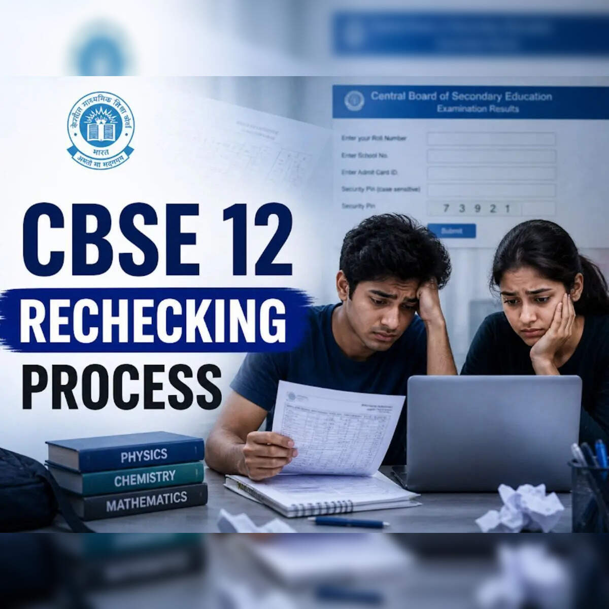 CBSE Class 12 Rechecking 2026: Not happy with your marks? Here's how you  can apply for re-evaluatio
