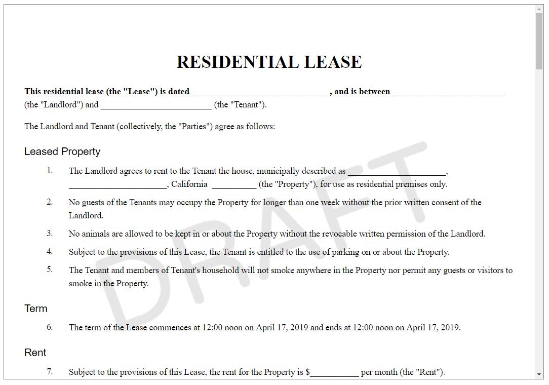 Lease Agreement | AAOA